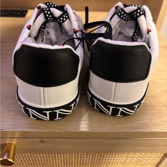 Disney Kids Sneakers - White with Black and Red Details - Picture 2 of 4